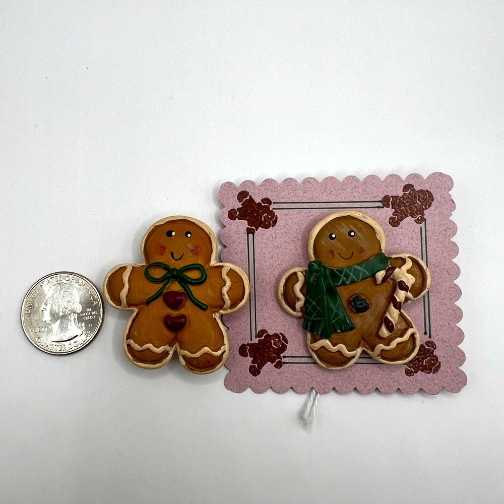 Set of Gingerbread Pins